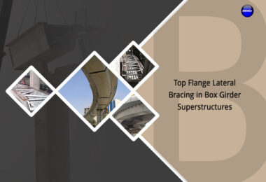 Top lateral bracing in box girders superstructures